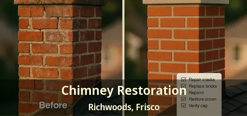 Chimney Restoration Richwoods, Frisco - TX