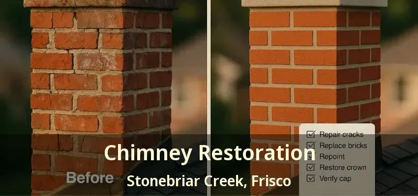 Chimney Restoration Stonebriar Creek, Frisco - TX