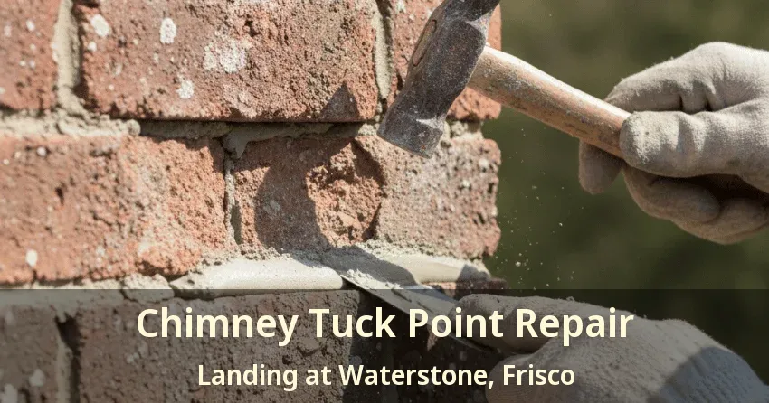 Chimney Tuck Point Repair Landing at Waterstone, Frisco - TX