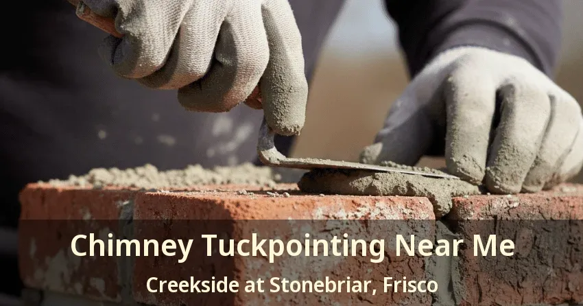 Chimney Tuckpointing Near Me Creekside at Stonebriar, Frisco - TX