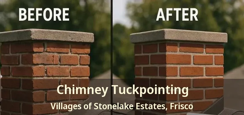 Chimney Tuckpointing Villages of Stonelake Estates, Frisco - TX