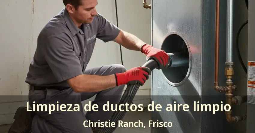 Limpieza de ductos de aire limpio Christie Ranch, Frisco - TX