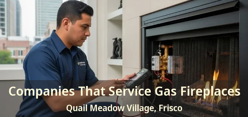 Companies That Service Gas Fireplaces Quail Meadow Village, Frisco - TX