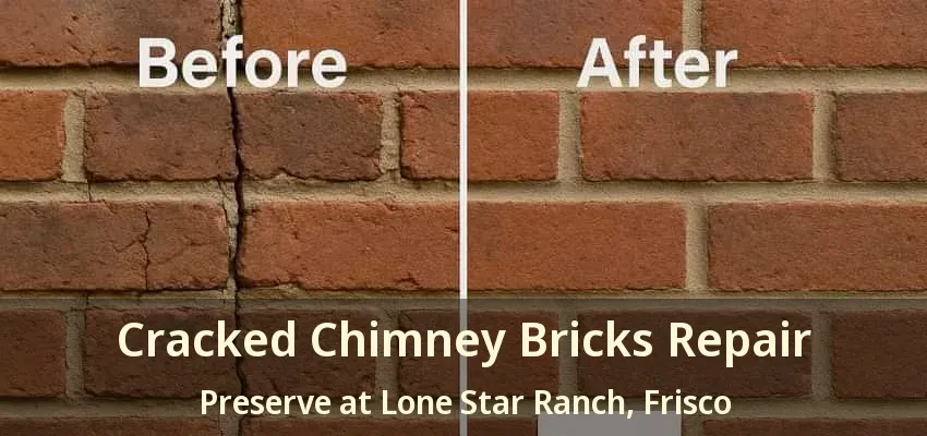 Cracked Chimney Bricks Repair Preserve at Lone Star Ranch, Frisco - TX