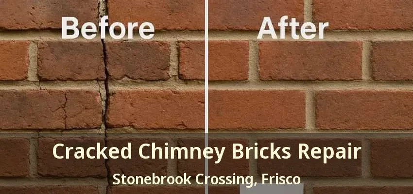 Cracked Chimney Bricks Repair Stonebrook Crossing, Frisco - TX