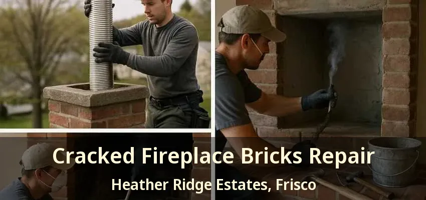 Cracked Fireplace Bricks Repair Heather Ridge Estates, Frisco - TX