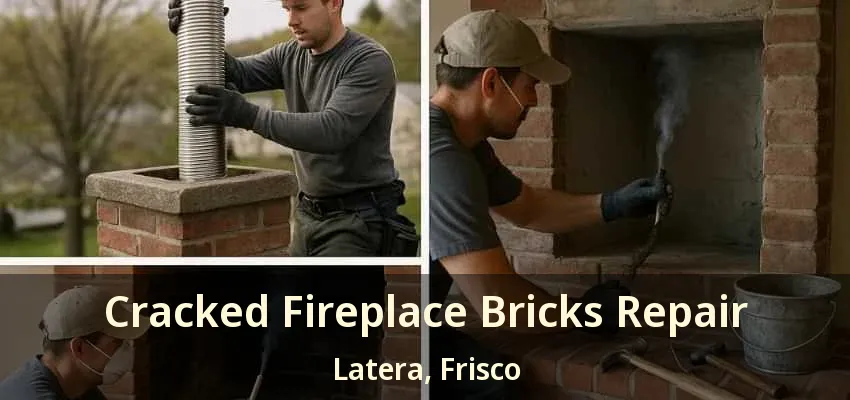 Cracked Fireplace Bricks Repair Latera, Frisco - TX