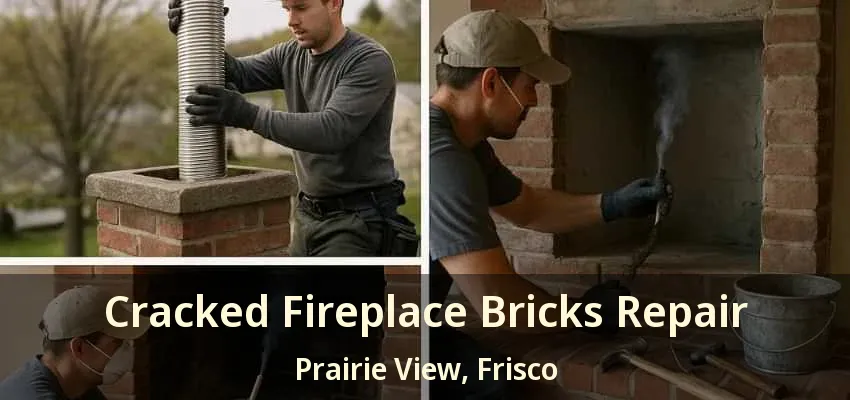 Cracked Fireplace Bricks Repair Prairie View, Frisco - TX