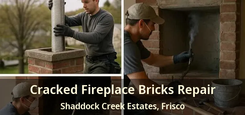 Cracked Fireplace Bricks Repair Shaddock Creek Estates, Frisco - TX