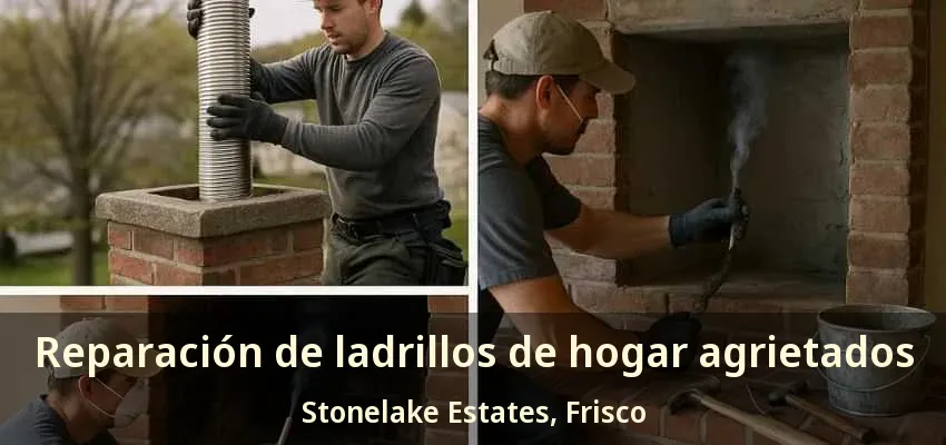 Reparación de ladrillos de hogar agrietados Stonelake Estates, Frisco - TX