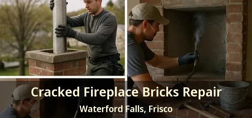 Cracked Fireplace Bricks Repair Waterford Falls, Frisco - TX