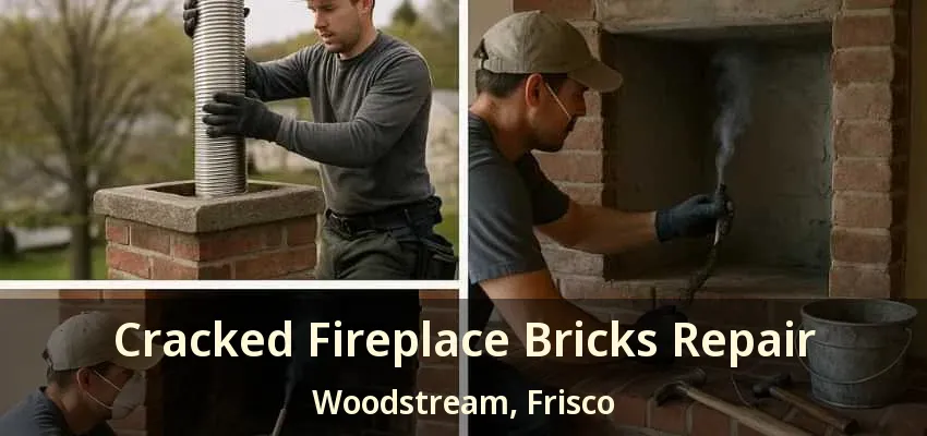 Cracked Fireplace Bricks Repair Woodstream, Frisco - TX
