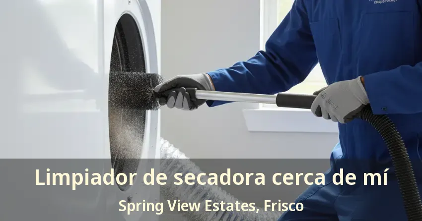 Limpiador de secadora cerca de mí Spring View Estates, Frisco - TX