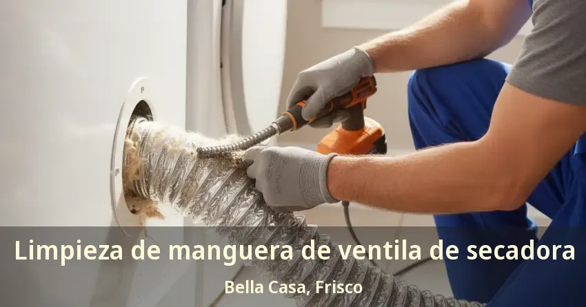 Limpieza de manguera de ventila de secadora Bella Casa, Frisco - TX