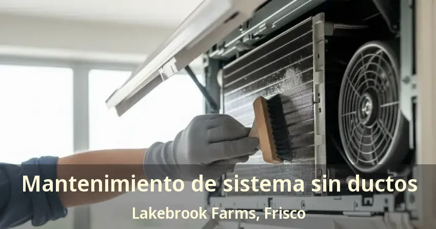 Mantenimiento de sistema sin ductos Lakebrook Farms, Frisco - TX