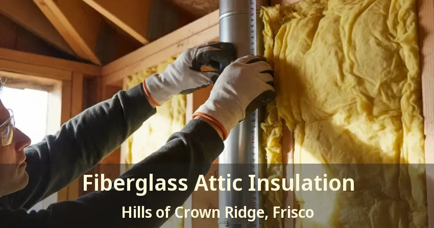 Fiberglass Attic Insulation Hills of Crown Ridge, Frisco - TX