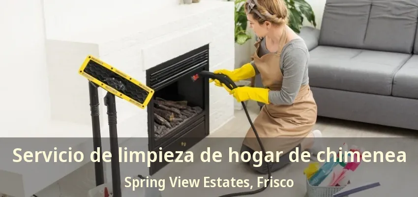Servicio de limpieza de hogar de chimenea Spring View Estates, Frisco - TX