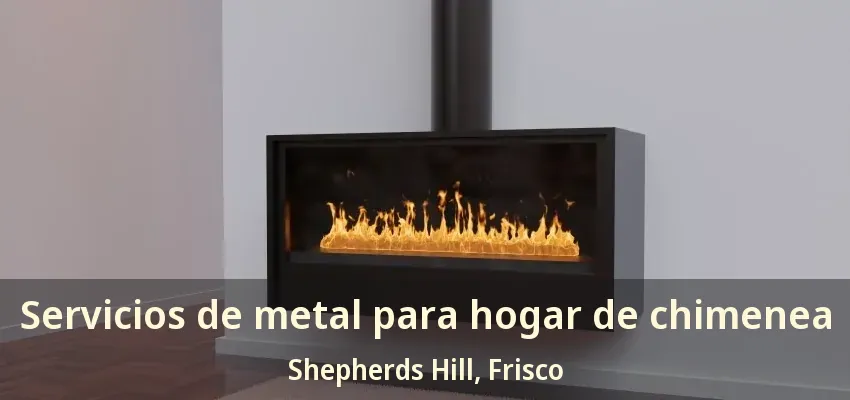Servicios de metal para hogar de chimenea Shepherds Hill, Frisco - TX