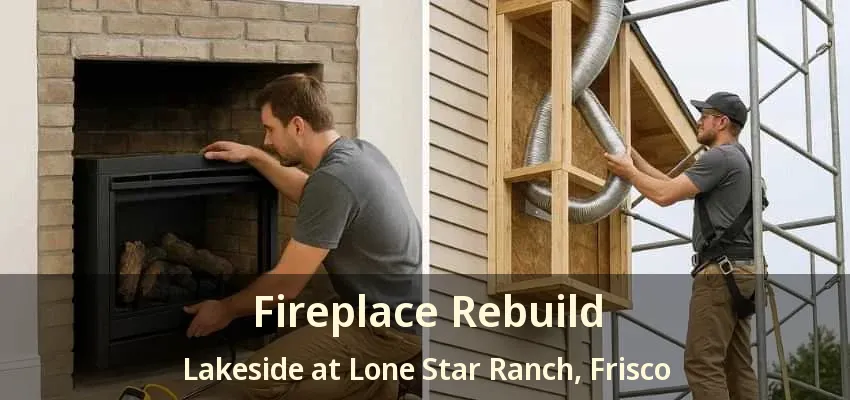 Fireplace Rebuild Lakeside at Lone Star Ranch, Frisco - TX