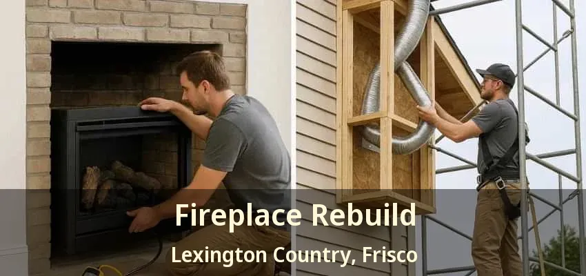Fireplace Rebuild Lexington Country, Frisco - TX