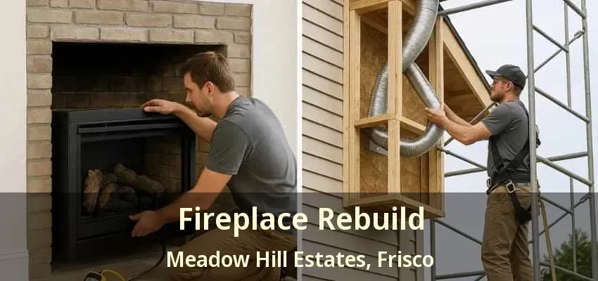 Fireplace Rebuild Meadow Hill Estates, Frisco - TX