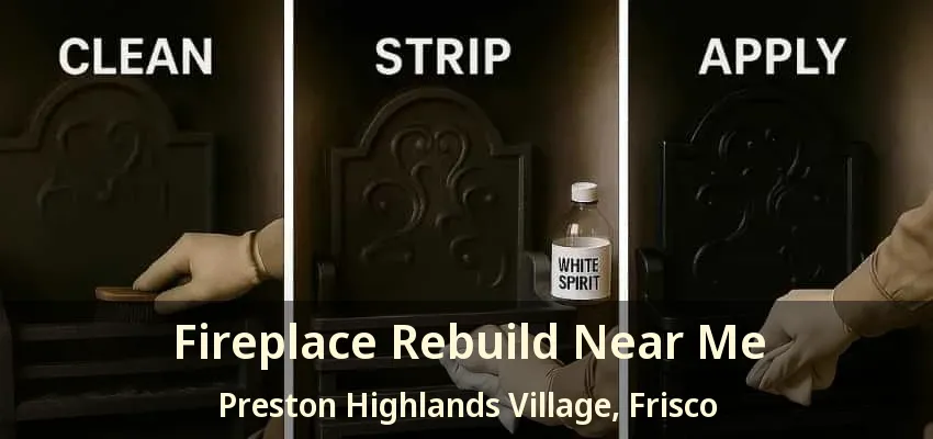 Fireplace Rebuild Near Me Preston Highlands Village, Frisco - TX