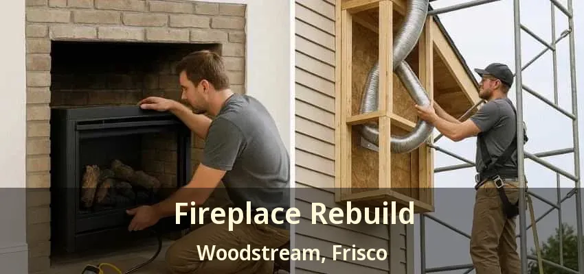 Fireplace Rebuild Woodstream, Frisco - TX