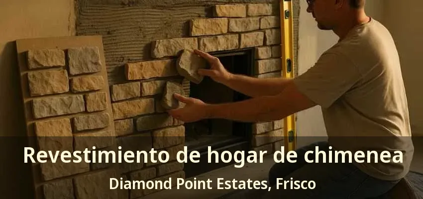 Revestimiento de hogar de chimenea Diamond Point Estates, Frisco - TX