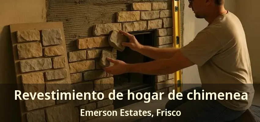 Revestimiento de hogar de chimenea Emerson Estates, Frisco - TX Revestimiento de hogar de chimenea Emerson Estates, Frisco - TX