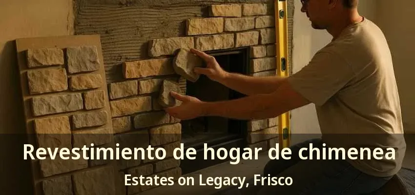 Revestimiento de hogar de chimenea Estates on Legacy, Frisco - TX