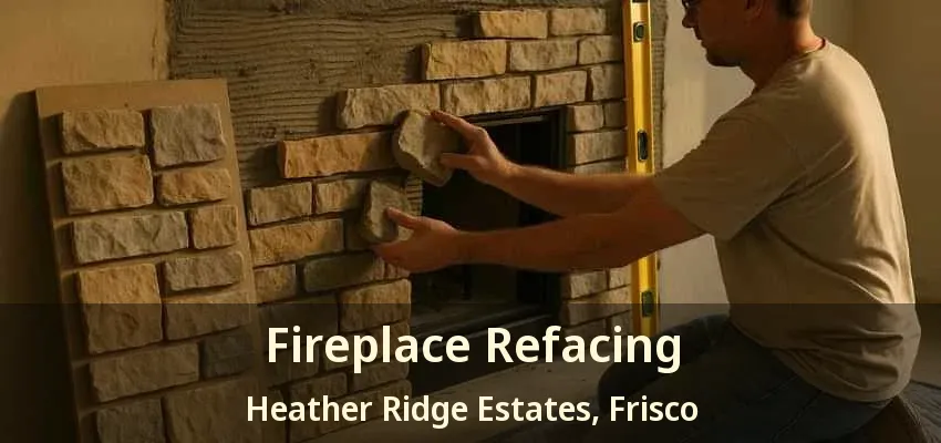 Fireplace Refacing Heather Ridge Estates, Frisco - TX