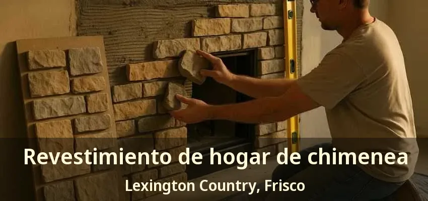 Revestimiento de hogar de chimenea Lexington Country, Frisco - TX Revestimiento de hogar de chimenea Lexington Country, Frisco - TX