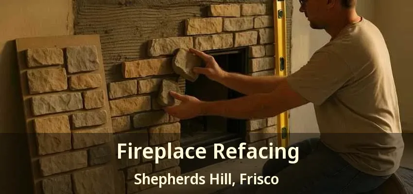 Fireplace Refacing Shepherds Hill, Frisco - TX