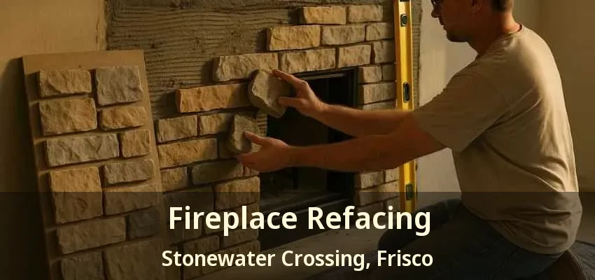 Fireplace Refacing Stonewater Crossing, Frisco - TX