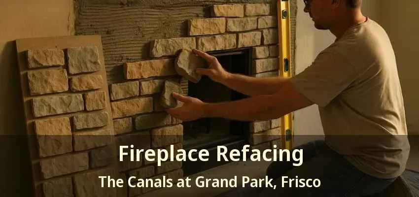 Fireplace Refacing The Canals at Grand Park, Frisco - TX