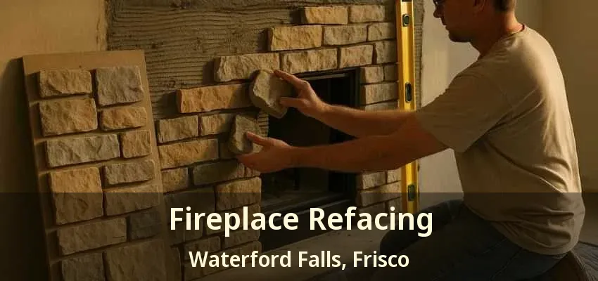 Fireplace Refacing Waterford Falls, Frisco - TX