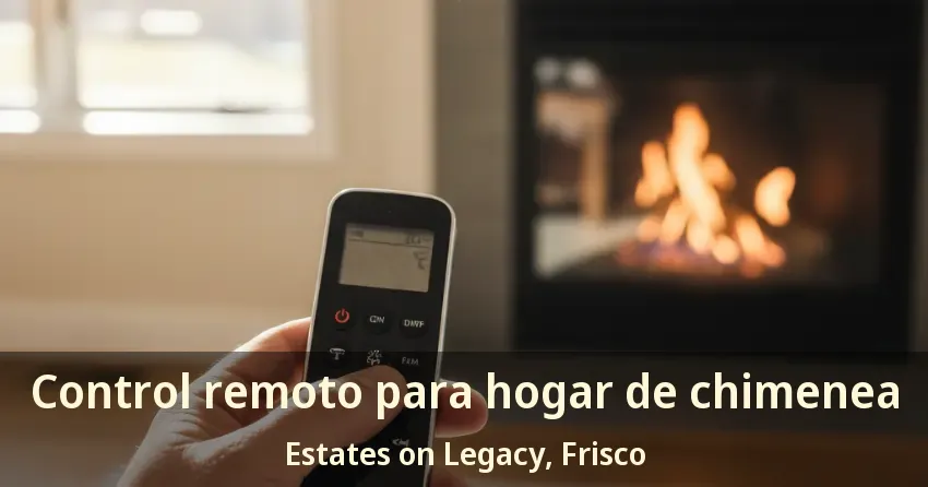 Control remoto para hogar de chimenea Estates on Legacy, Frisco - TX