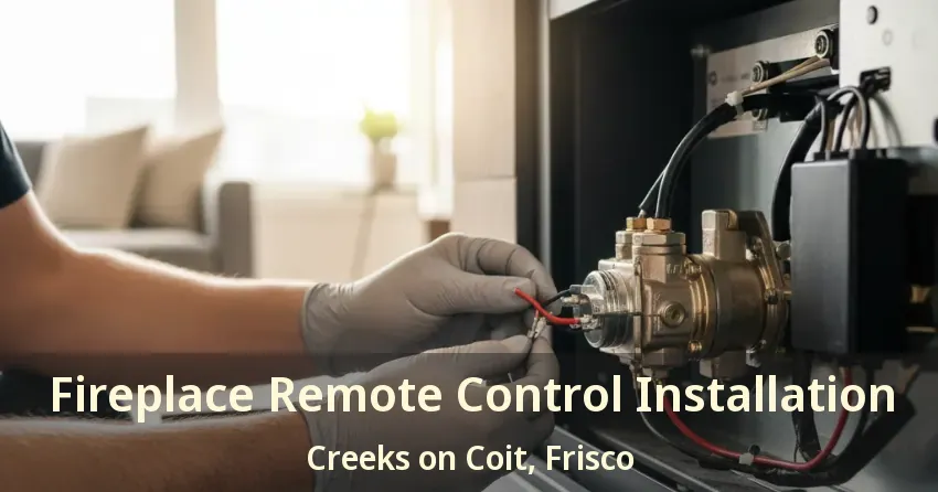 Fireplace Remote Control Installation Creeks on Coit, Frisco - TX