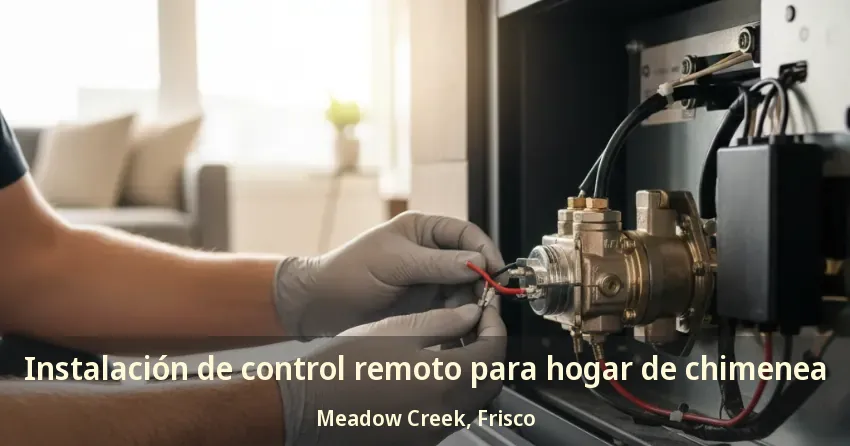 Instalación de control remoto para hogar de chimenea Meadow Creek, Frisco - TX