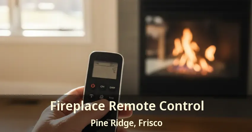 Fireplace Remote Control Pine Ridge, Frisco - TX Fireplace Remote Control Pine Ridge, Frisco - TX