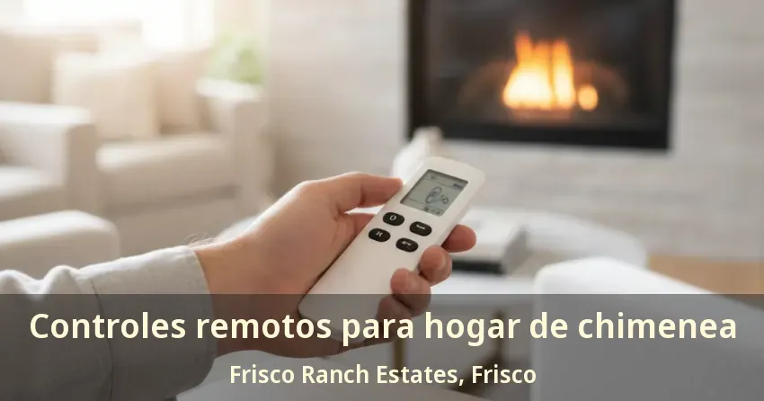 Controles remotos para hogar de chimenea Frisco Ranch Estates, Frisco - TX