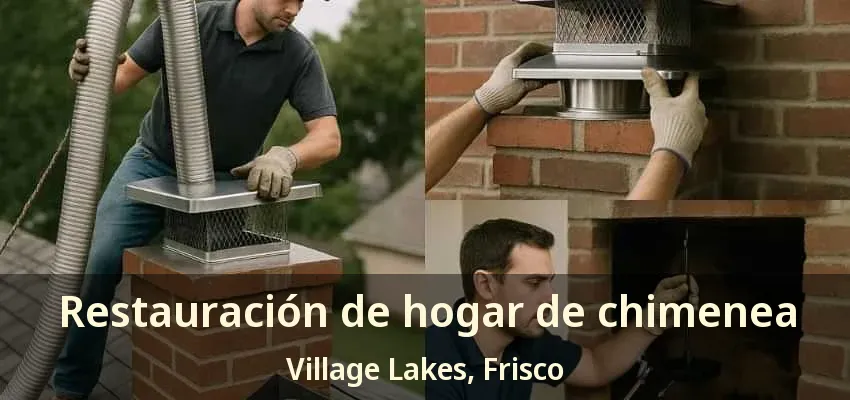 Restauración de hogar de chimenea Village Lakes, Frisco - TX