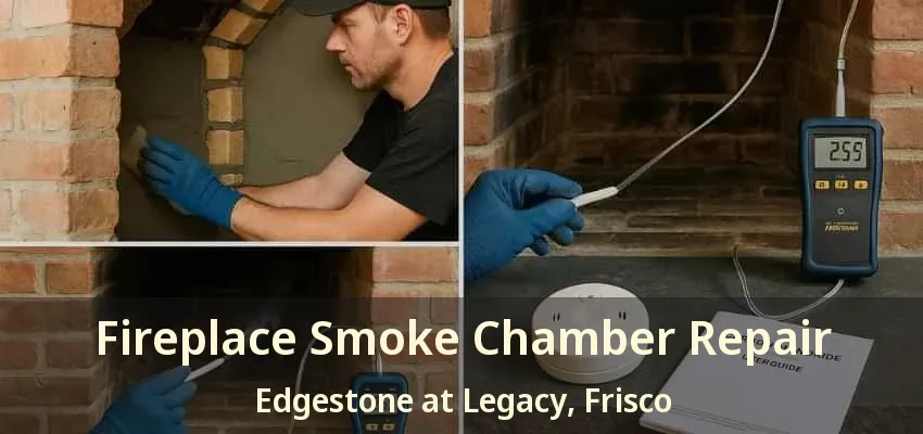 Fireplace Smoke Chamber Repair Edgestone at Legacy, Frisco - TX