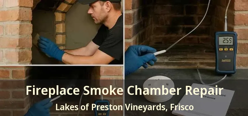 Fireplace Smoke Chamber Repair Lakes of Preston Vineyards, Frisco - TX