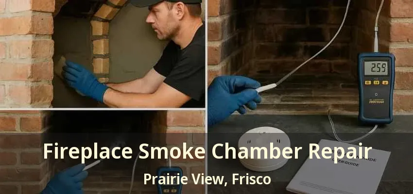 Fireplace Smoke Chamber Repair Prairie View, Frisco - TX