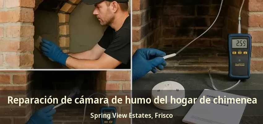 Reparación de cámara de humo del hogar de chimenea Spring View Estates, Frisco - TX