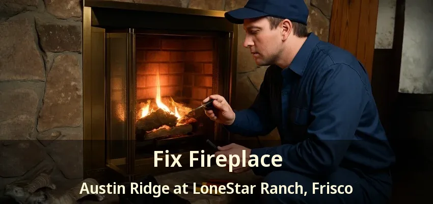Fix Fireplace Austin Ridge at LoneStar Ranch, Frisco - TX