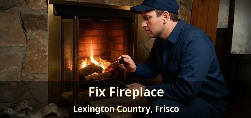 Fix Fireplace Lexington Country, Frisco - TX