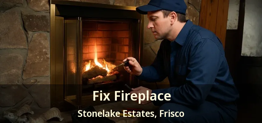 Fix Fireplace Stonelake Estates, Frisco - TX
