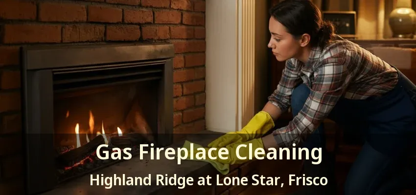 Gas Fireplace Cleaning Highland Ridge at Lone Star, Frisco - TX